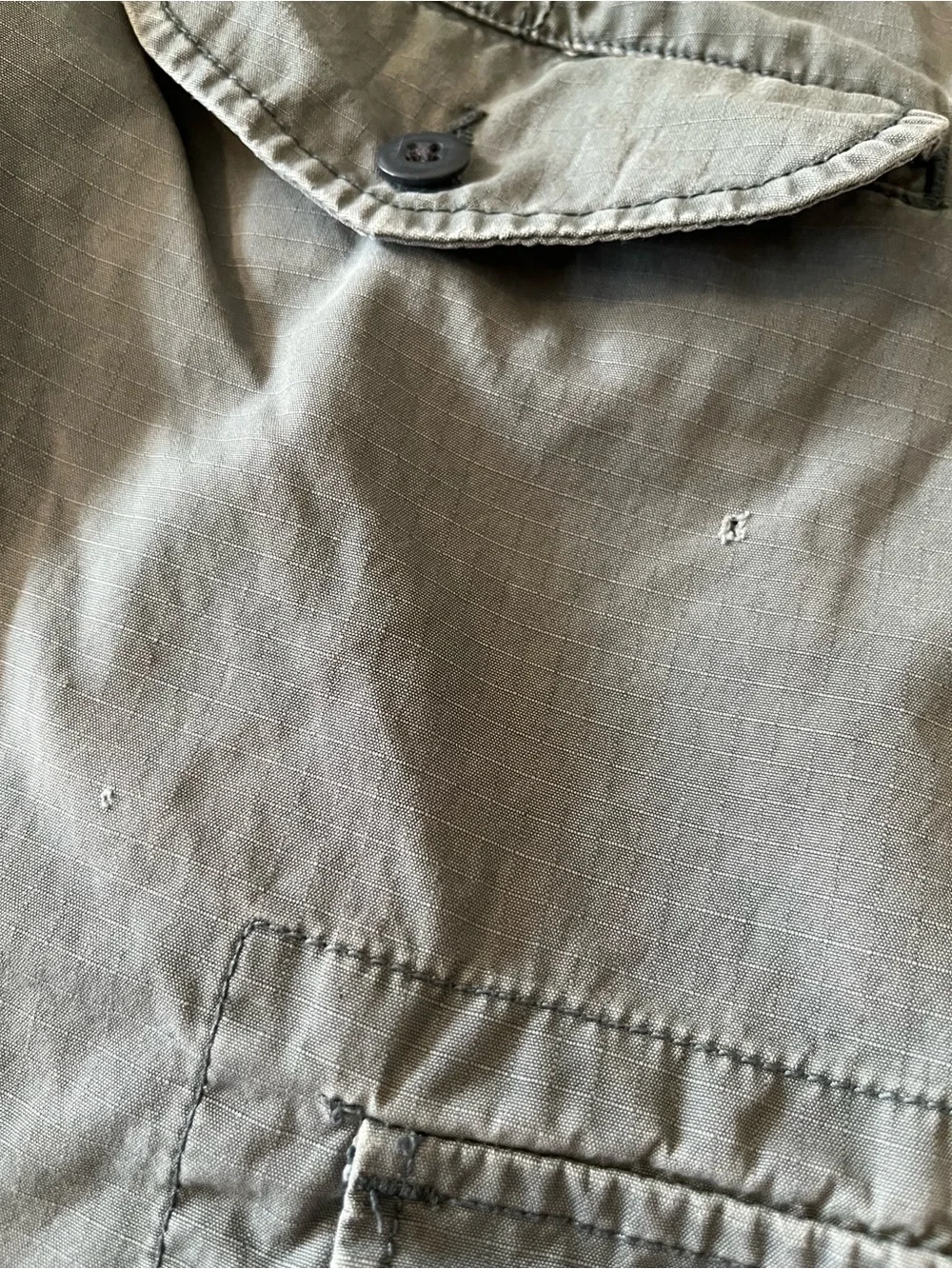Levis Shorts Mens 34 Gray Cotton Cargo Utility Casual Distressed Skater Street
